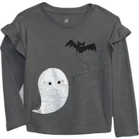 GAP BABY Dětské tričko, tmavě šedá, velikost 4Y