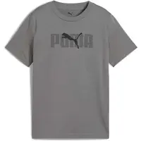 Puma ESSENTIALS LOGO LAB TEE B Chlapecké triko, šedá, velikost