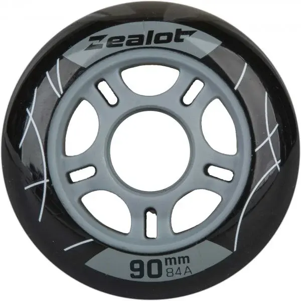 Zealot 90-84A WHEELS 4PACK Sada in-line koleček, černá, velikost