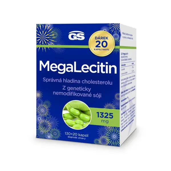 GS Megalecitin 1325 mg 130+20 kapslí NAVÍC