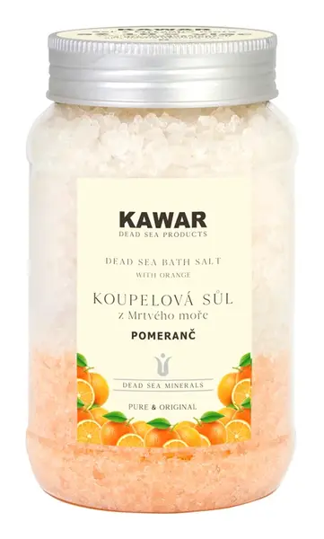 Kawar Koupelová sůl z Mrtvého moře Pomeranč 500 g