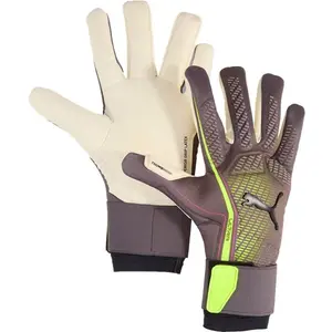 Puma ULTRA ULTIMATE HYBRID Pánské brankářské rukavice, fialová, velikost