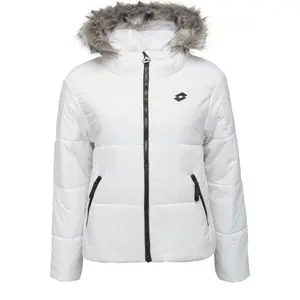 Lotto LOOSIE Dámská oversize prošívaná bunda, bílá, velikost