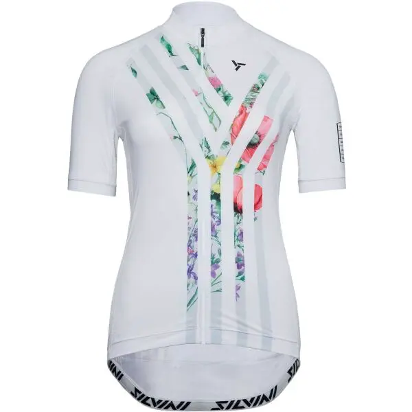 SILVINI JERSEY CALNIA W Dámský cyklistický dres, bílá, velikost
