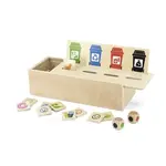 VIGA TŘÍDĚNÍ ODPADU Dřevěná hra, mix, velikost