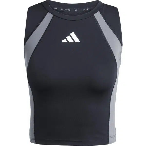 adidas TECHFIT CB TK Dámské sportovní tílko, černá, velikost