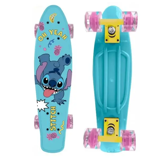 Disney STITCH Dětský penny skateboard, tyrkysová, velikost