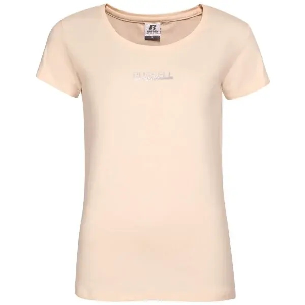 Russell Athletic TEE SHIRT Dámské tričko, béžová, velikost