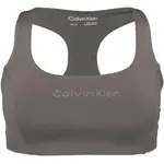 Calvin Klein WO - SPORTS BRA MEDIUM SUPPORT Dámská podprsenka, tmavě šedá, velikost