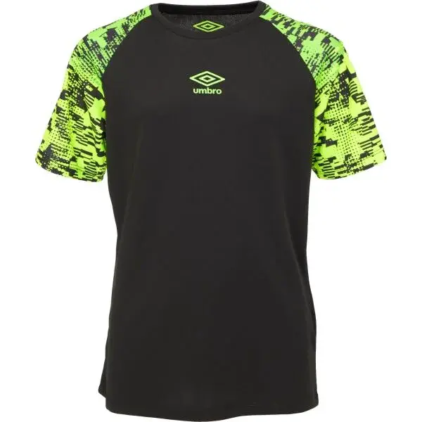 Umbro FORMATION JERSEY - JNR Chlapecké sportovní triko, černá, velikost