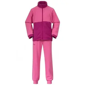 Bergans SMADOL V5 LONGZIP KIDS SET Fleece set, růžová, velikost