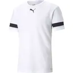 Puma TEAMRISE JERSEY TEE Pánské fotbalové triko, bílá, velikost