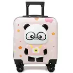 Livefy detský kufor Panda 36 × 44 cm, ružový