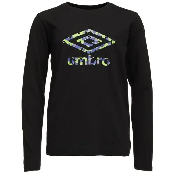 Umbro KASSI Chlapecké triko, černá, velikost 128-134