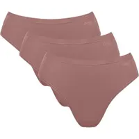 SLOGGI GO DAILY 3P Dámské kalhotky, hnědá, velikost