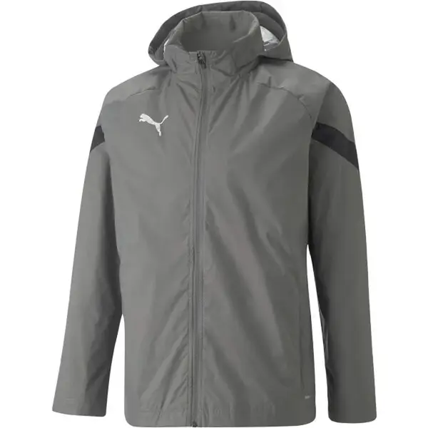 Puma TEAMFINAL ALL WEATHER JACKET Pánská fotbalová mikina, tmavě šedá, velikost XXXL
