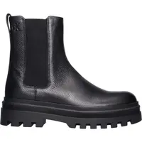 Calvin Klein LUGGED CHELSEA BOOT HIGH LTH Pánská kotníková obuv, černá, velikost