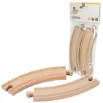 BABU vláčiky - Koľaj zákruta 17cm, 2 ks