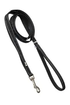 Vodítko Hurtta Casual Reflective Eco černé 180cmx20mm