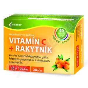 Vitamín C + Rakytník 30+10 tablet