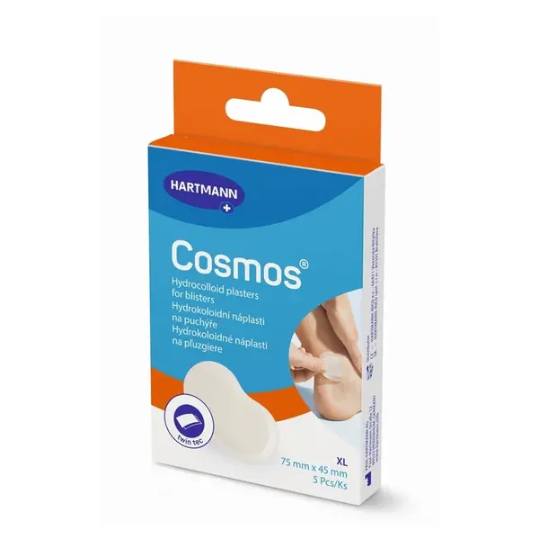 Cosmos Náplasti na puchýře XL Twin Tec 45x75mm 5ks
