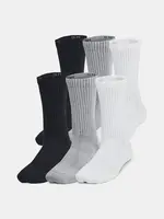 Dětské ponožky Under Armour Youth UA TC 6pk Crew-GRY - unisex