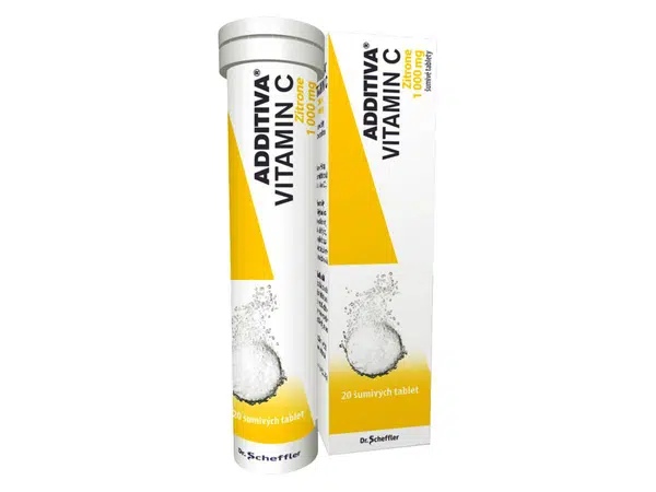Additiva Vitamin C Zitrone 1000mg 20 šumivých tablet