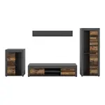 MID.YOU OBÝVACÍ STĚNA, šedá, přírodní barvy