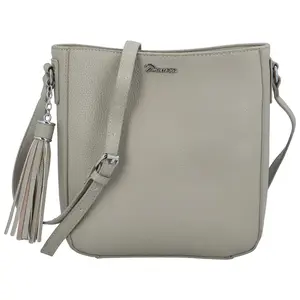 Dámská koženková crossbody Milada, šedá