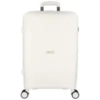 Cestovní plastový kufr Ormi Tiberius velikosti L, bílý