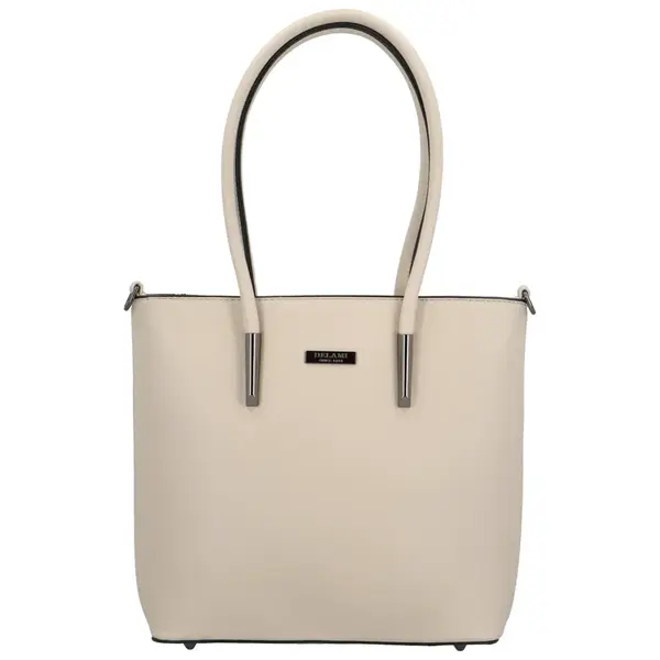 Elegantní dámská kabelka na rameno Delami Ginnie, krémová