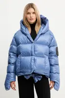 Péřová bunda MMC STUDIO PL dámská, černá barva, JESSO