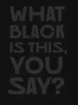 What Black Is This You Say? - Amanda Williams