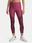 Under Armour Tech Print Panel Ankle Leg-RED Leggings - Women's
