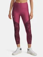Under Armour Tech Print Panel Ankle Leg-RED Leggings - Women's