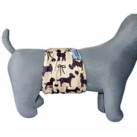 GaGa's pleny Inkontinenční pás pro psy Hnědý pes XS