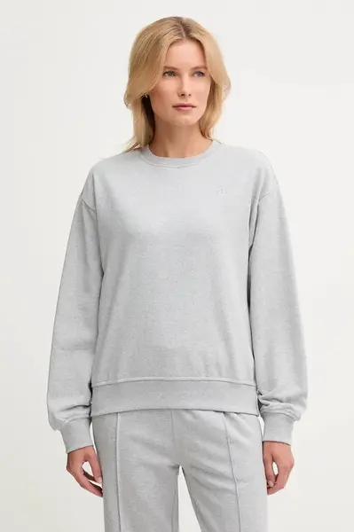 Mikina Calvin Klein Jeans dámská, šedá barva, LV047B236G