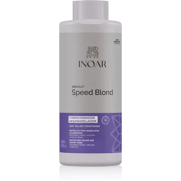 INOAR Absolut Speed Blond Conditioner kondicionér pre blond a melírované vlasy 800 ml