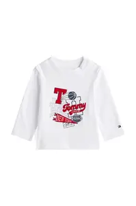 Dětské tričko s dlouhým rukávem s bavlnou Tommy Hilfiger