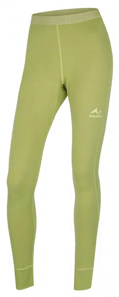 Husky Merea L M, light green Merino termoprádlo kalhoty