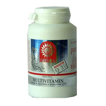 Multivitamin-minerál Se ženšenem+koenz.q10 Tbl.100
