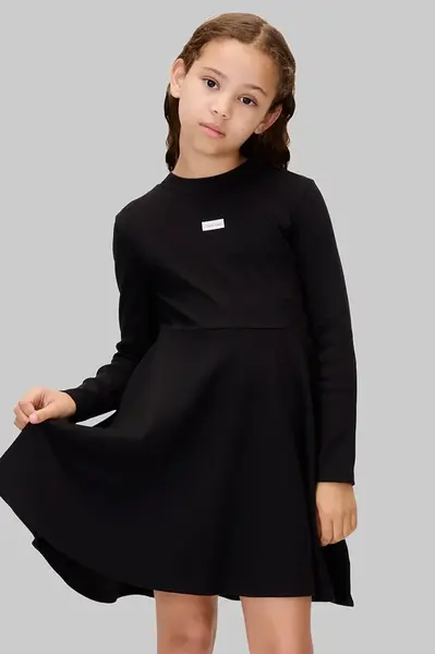 Calvin Klein Jeans Dětské šaty s bavlnou Calvin Klein Jeans