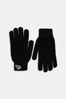 Vlněné rukavice Paul Smith pánské, černá barva, M1A-410MK-TZEBRA