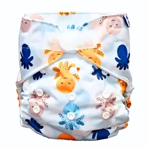 GaGa's pleny Látková plena AIO Chobotničky na suchý zip