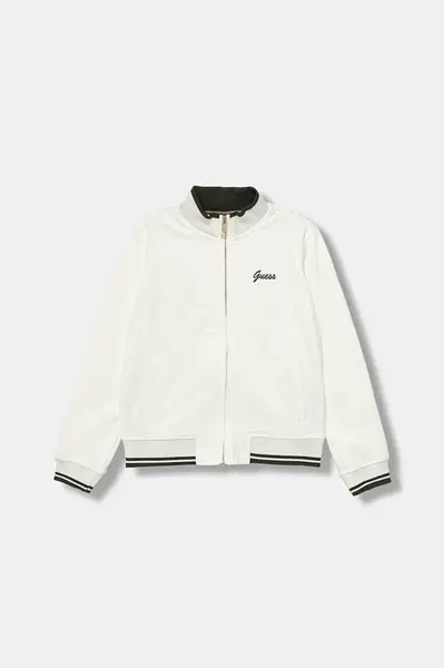 Dětská mikina Guess béžová barva, hladká, J5BQ23 K1902