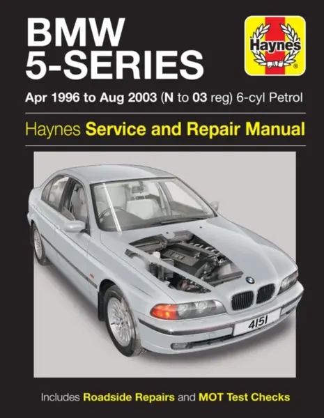 BMW 5-Series 6-cyl Petrol (April 96 - Aug 03) Haynes Repair Manual - Haynes Publishing