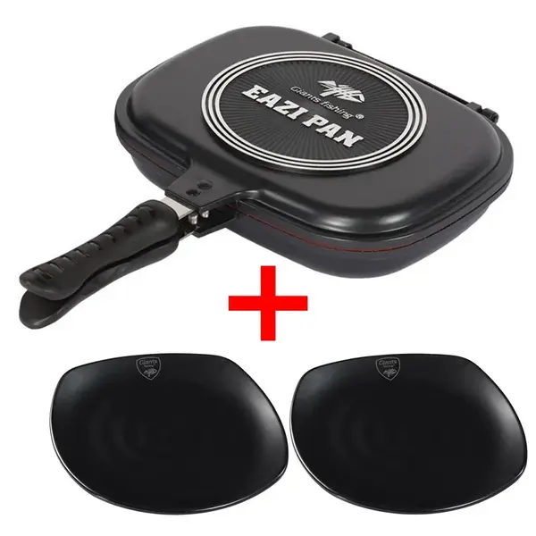 Giants fishing panvica na varenie eazi pan medium + 2x tanier plate black large zadarmo!