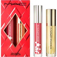MAC Cosmetics Holiday Blowing Air Kisses Glossy Lip Duo darčeková sada na pery