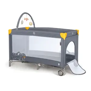 Asalvo COMPLET DUO cestovní postýlka s druhým dnem a hrazdičkou, puppy