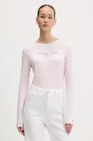 Bavlněné tričko s dlouhým rukávem Tommy Jeans